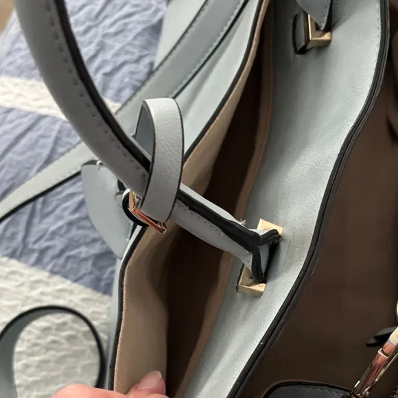 The Limited Slate Blue Satchel - Picture 3 of 8